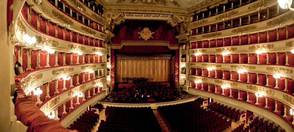 La Scala opera house in Milan Italy