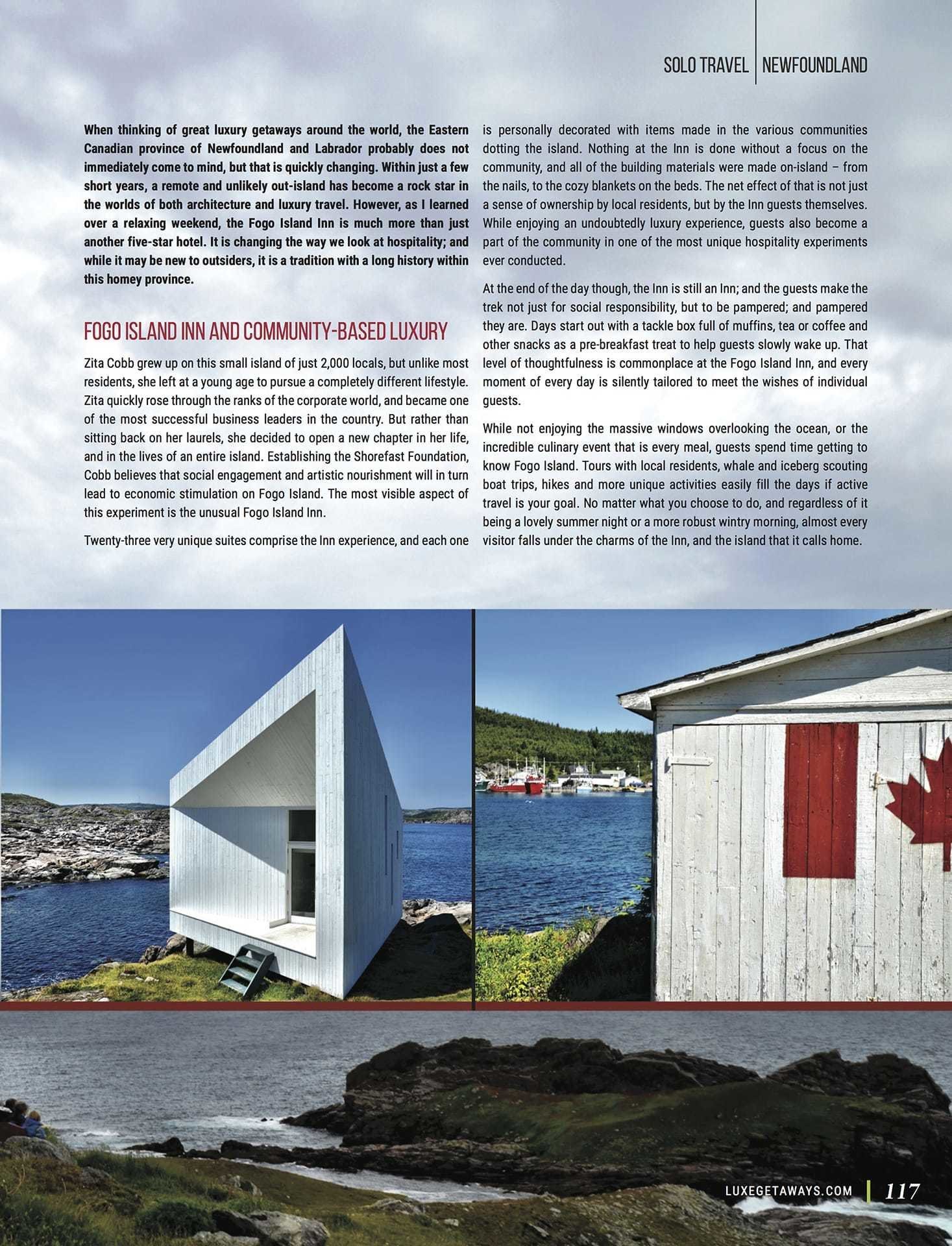 LuxeGetaways - Luxury Travel - Luxury Travel Magazine - Newfoundland - Matt Long - Canada