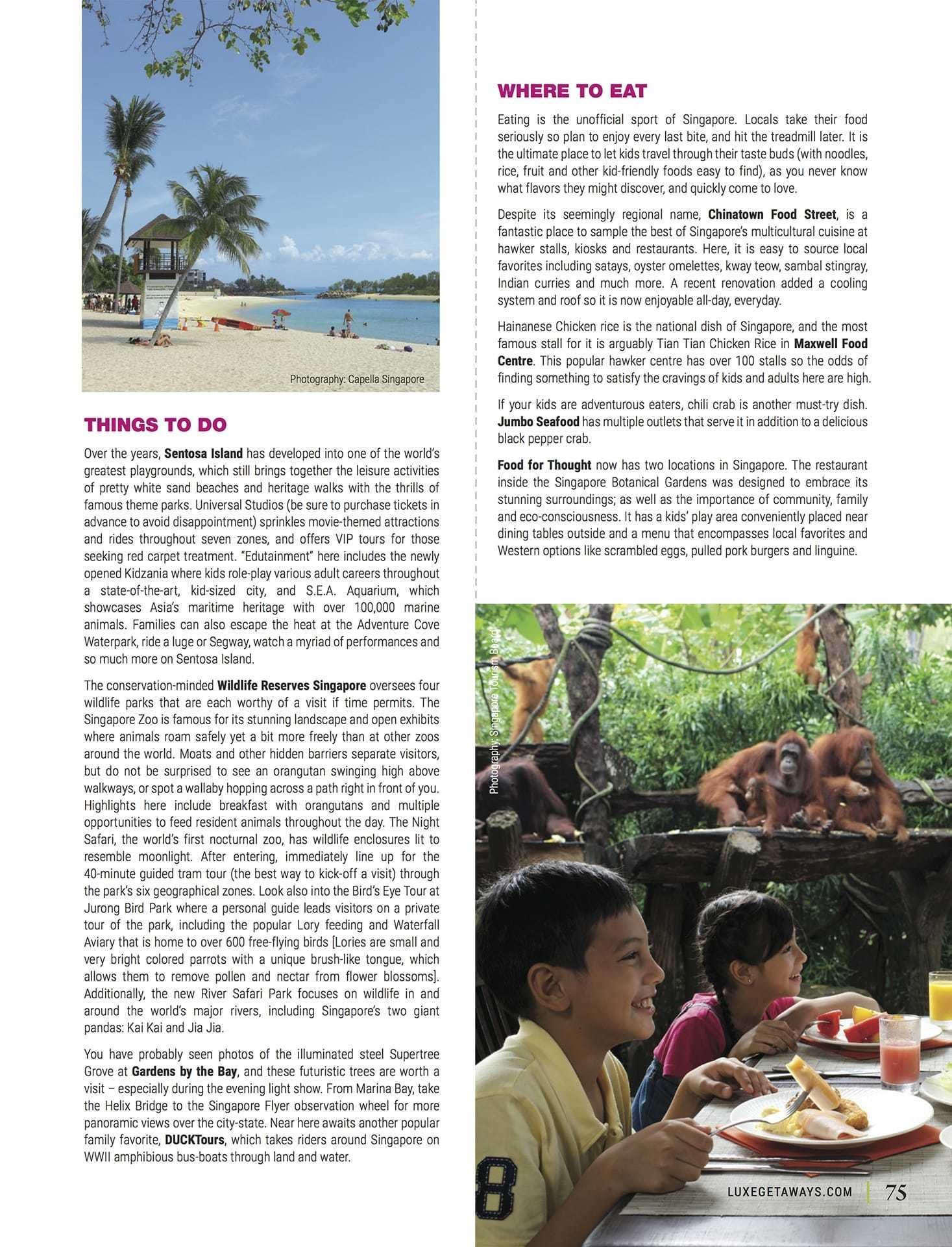LuxeGetaways - Luxury Travel - Luxury Travel Magazine - Katie Dillon - LaJolla Mom - Family Travel - Singapore