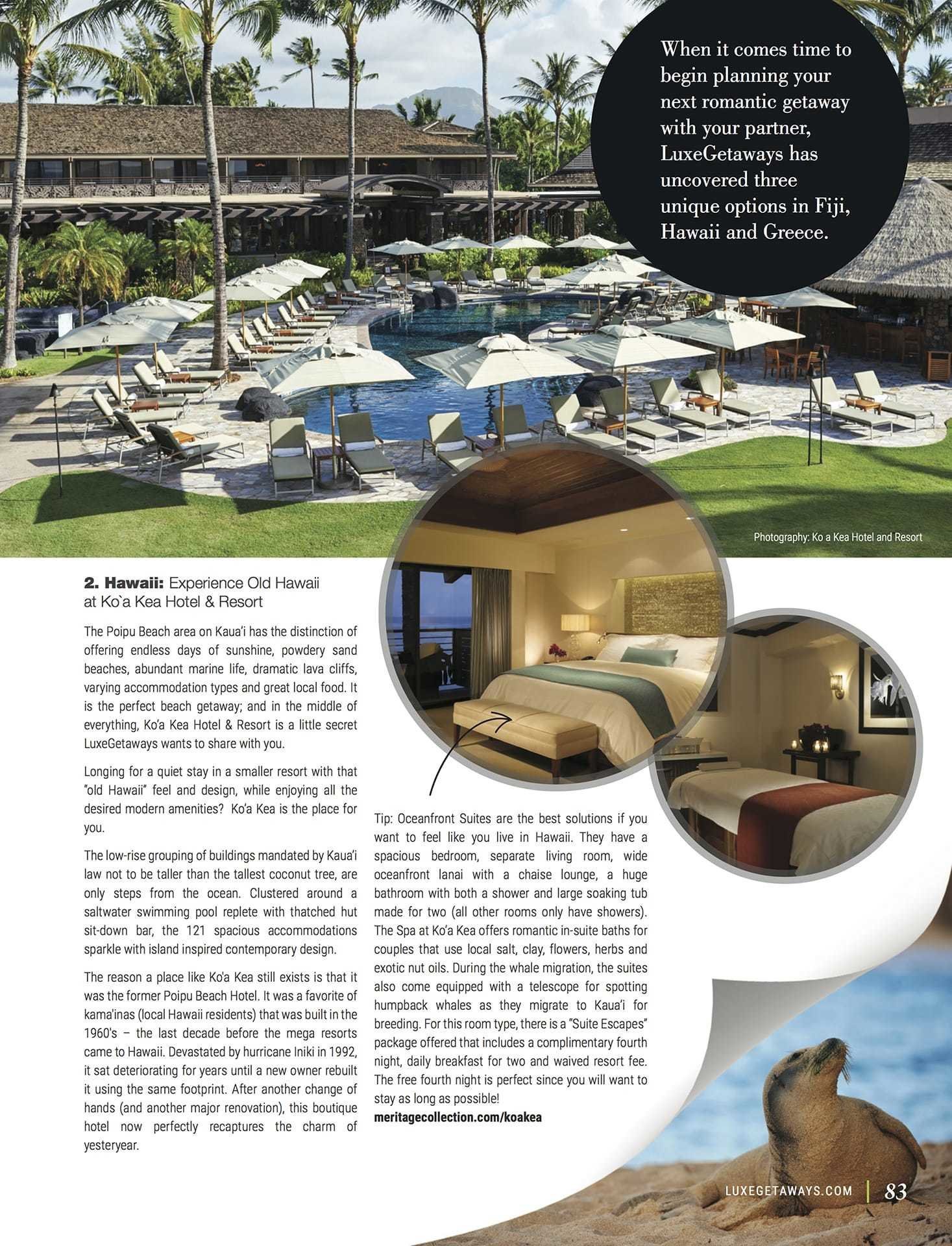 LuxeGetaways - Luxury Travel - Luxury Travel Magazine - Romantic Travel Getaways - Greece - Fiji - Hawaii