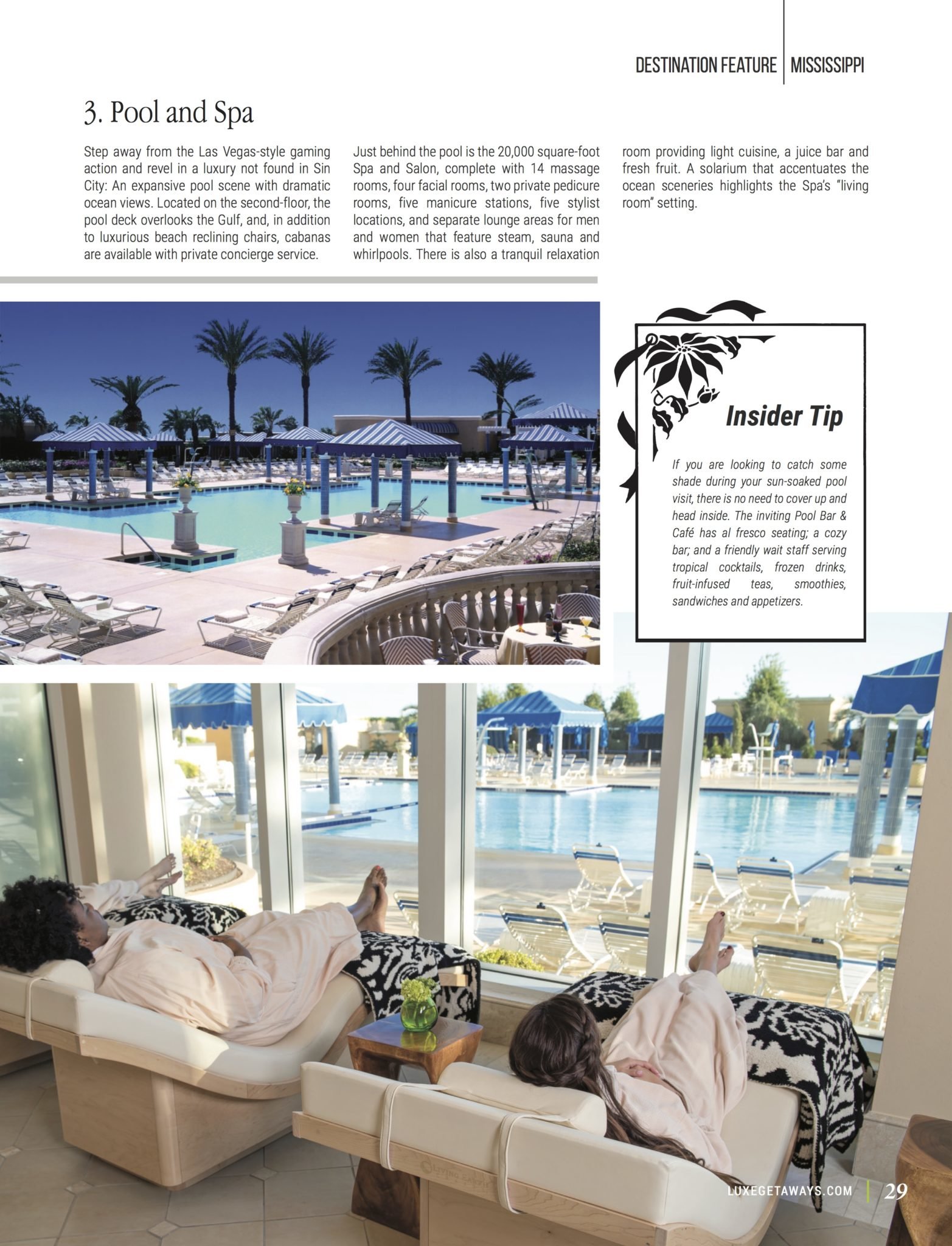 LuxeGetaways - Luxury Travel - Luxury Travel Magazine - Luxe Getaways - Luxury Lifestyle - Fall/Winter 2017 Magazine Issue - Digital Magazine - Travel Magazine - Beau Rivage - Casino - Golf