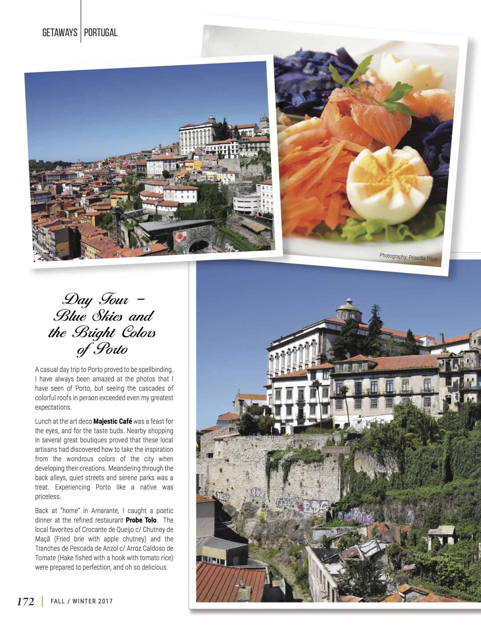 LuxeGetaways - Luxury Travel - Luxury Travel Magazine - Luxe Getaways - Luxury Lifestyle - Fall/Winter 2017 Magazine Issue - Digital Magazine - Travel Magazine - Portugal - Priscilla Pilon