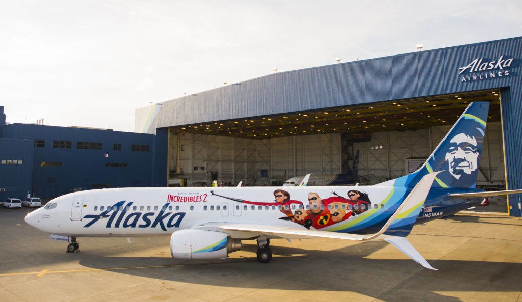 Alaska Airlines Gets ‘Animated’ with Disney•Pixar’s Incredibles 2