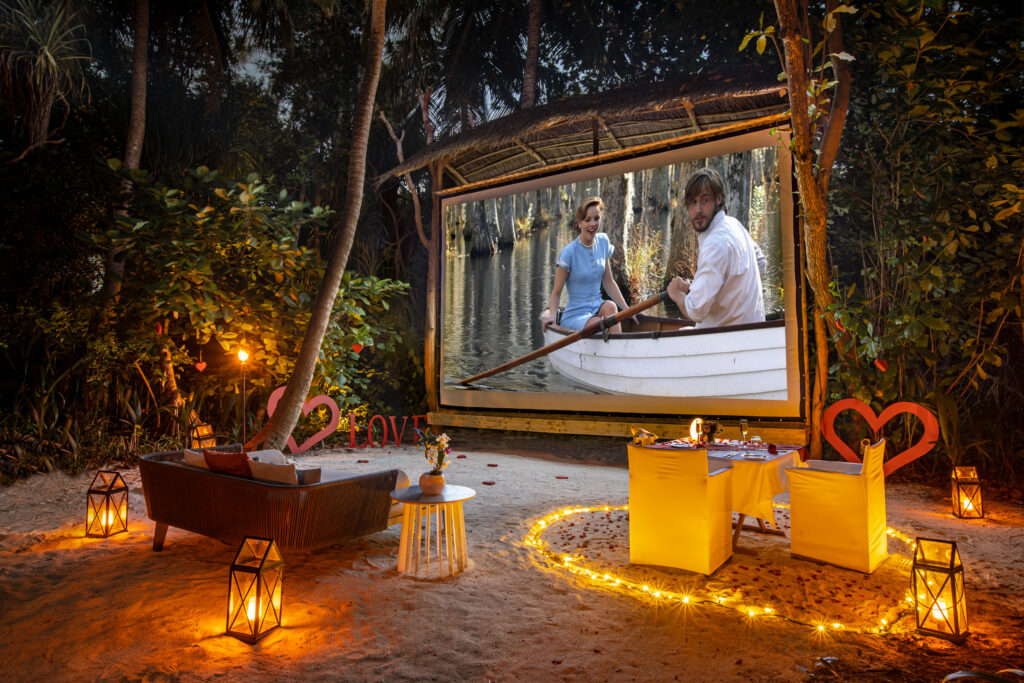 Private Dinner and Cinema at the Jungle