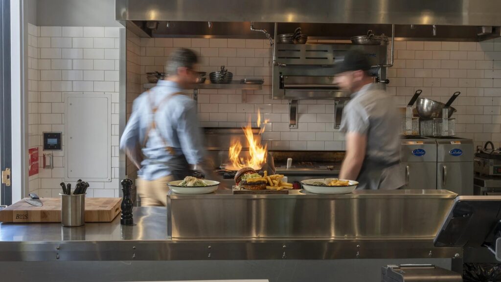 Kitchen at priest yountville